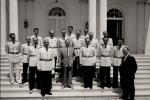 Prijemi u Belom dvoru povodom 61. ro?endana: grupna fotografija sa generalima JA