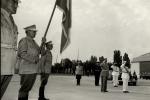 Predsednik Tito i car Hajle Selasije na vojnoj paradi na aerodromu u Zemunu