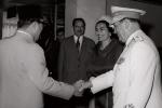 Poseta predsednika Indonezije Ahmeda Sukarna: prilikom odlaska iz hotela "Metropol" na aerodrom u Batajnici