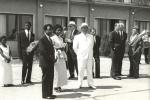 Poseta predsednika Gane Kvame Nkrumaha: sve?ani do?ek na aerodromu u Batajnici