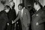 Poseta predsednika Gane Kvame Nkrumaha: na sve?anom ru?ku u ?ast predsednika Gane, u zgradi NO Beograda
