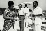 Poseta predsednika Gane Kvame Nkrumaha: u razgledanju vinske "biblioteke" i vo?njaka na Vangi