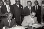 Poseta predsednika Liberije Vilijema Tabmena: potpisivanje zajedni?kog kominikea