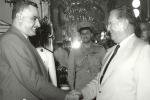 Boravak u Kairu nakon zavr?etka Druge konferencije nesvrstanih: sa predsednikom Naserom i njegovom suprugom u palati "Kubeh"