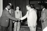 Poseta Seku Turea, predsednika Gvineje: opro?taj predsednika Turea sa Jovankom Broz