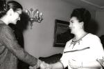 Prijem supruge ambasadora Venecuele, g?e Brigite Celi, kod Jovanke Broz