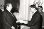Prijem akreditiva od ambasadora NR Mongolije, Ojuni Hosbajara