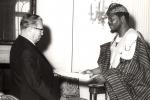 Prijem akreditiva od ambasadora Nigerije, Soji Vilijamsa