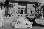 Poseta Egiptu: dolazak u palatu "El Safa", u kojoj je Predsednik Tito odseo tokom svog boravka u Aleksandriji