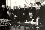 Poseta Leonida Bre?njeva: potpisivanje zajedni?ke jugoslovensko-sovjetske izjave u Belom dvoru