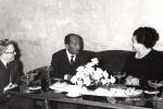 Jovanka Broz na do?eku predsednika UAR Anvara el Sadata u vili "Brionka"