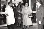 Jovanka Broz u poseti Vojnoj bolnici u Skoplju
