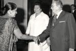 Prijem premijera ?ri Lanke, Sirimavo Bandaranaike u Belom dvoru: susret