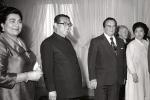 Ru?ak u ?ast generalnog sekretara CK partije rada DR Koreje i predsednika DR Koreje, Kim Il-sunga i njegove supruge Kim Song-e na Brdu kod Kranja: aperitiv