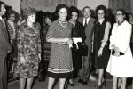 Poseta Franciska da Ko?te Gome?a, predsednika Portugalije: Jovanka Broz i prva dama Portugalije, Marija Estela Veloso u poseti "Jugoeksportu"