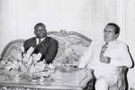 Poseta predsednika Ejadema: u salonu Belog dvora sa predsednikom Togoa