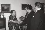 Prijem predsednika Kongresne stranke Indije D.K. Barua, sa suprugom